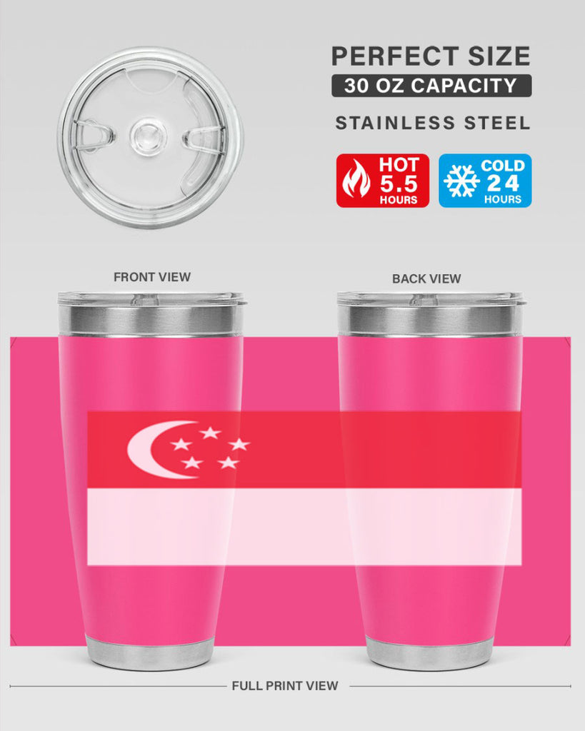 Singapore 41#- world flags- Tumbler