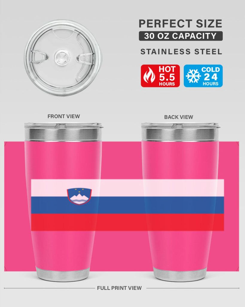Slovenia 39#- world flags- Tumbler