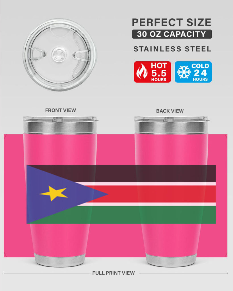 South Sudan 34#- world flags- Tumbler