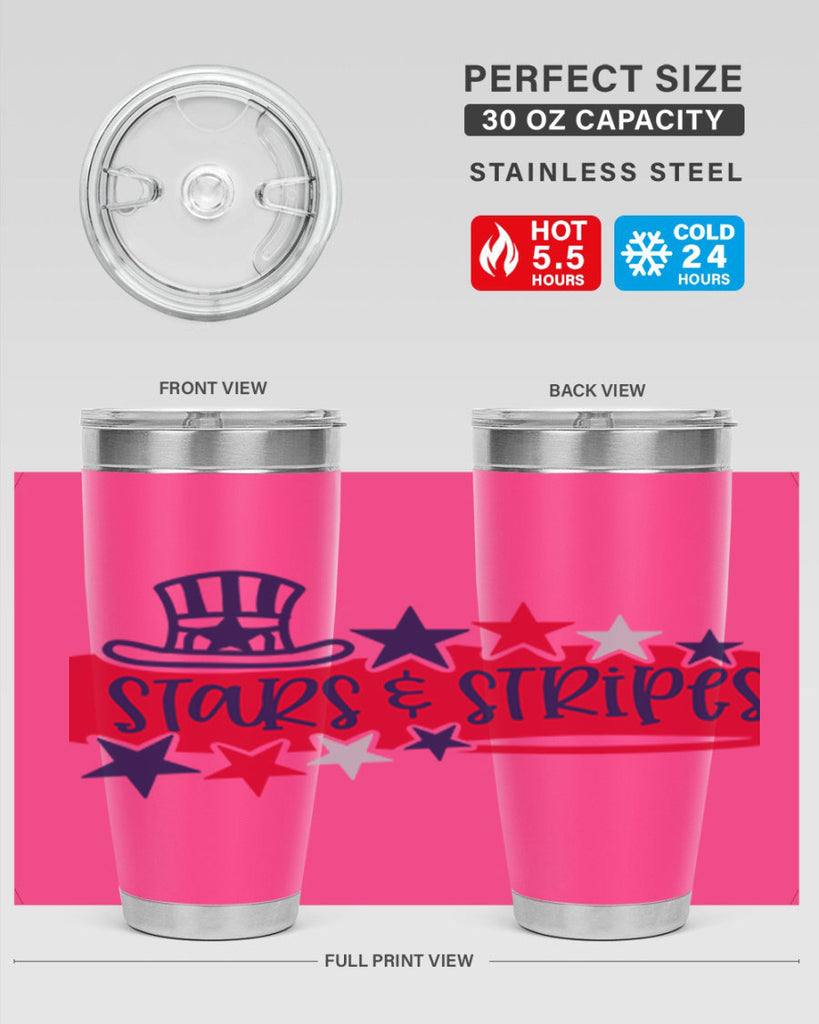 Stars Stripes Style 175#- Fourt Of July- Tumbler