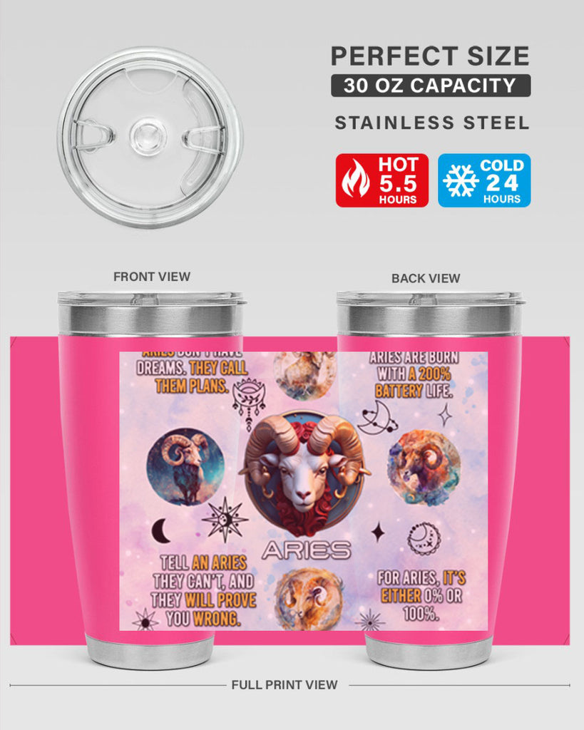 StraightAries 469#- zodiac- Tumbler