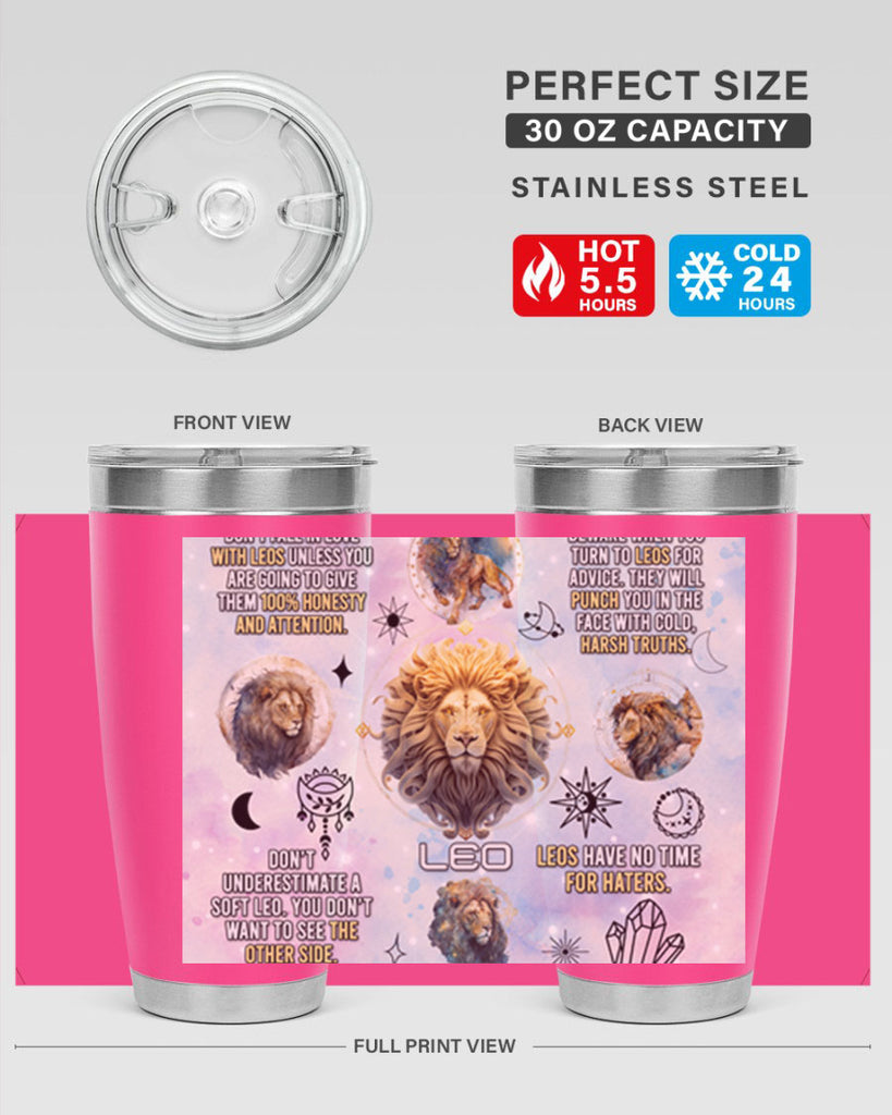 StraightLeo 473#- zodiac- Tumbler