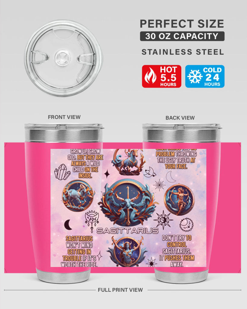 StraightSaggitarius 476#- zodiac- Tumbler