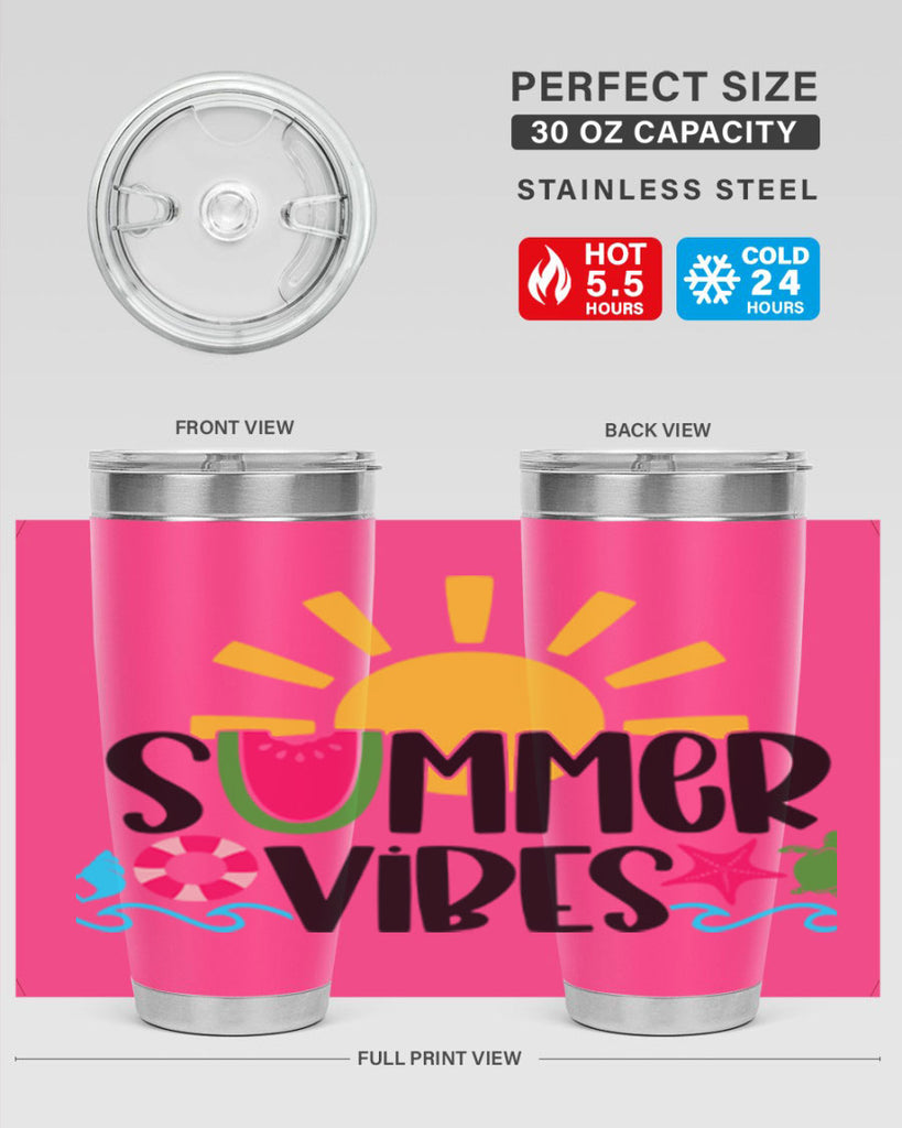 Summer Vibes Style 19#- summer- Tumbler