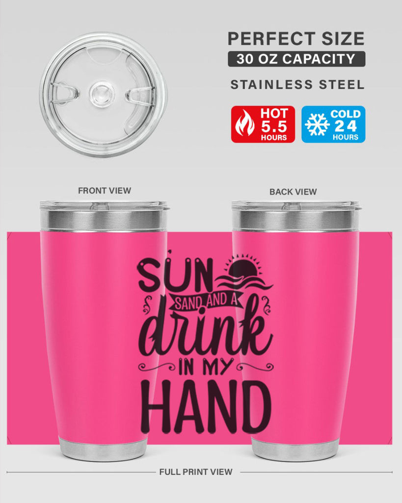SunSandandaDrink 481#- zodiac- Tumbler