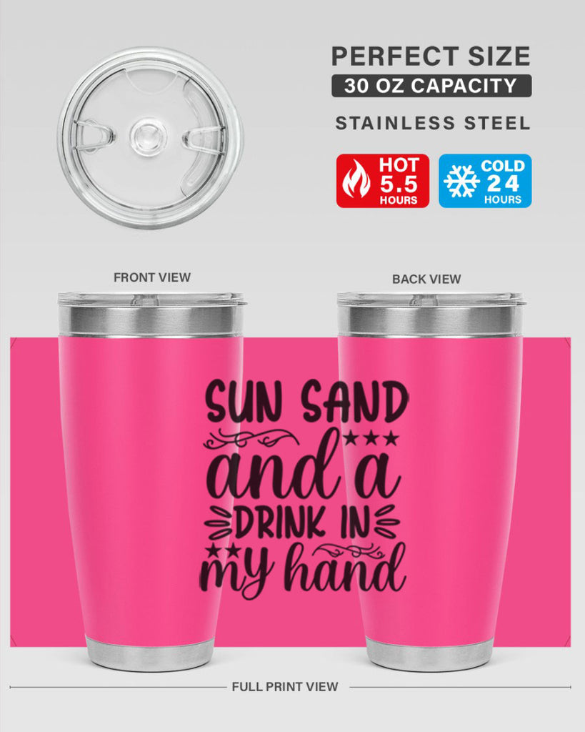 Sunsandandadrink 482#- zodiac- Tumbler