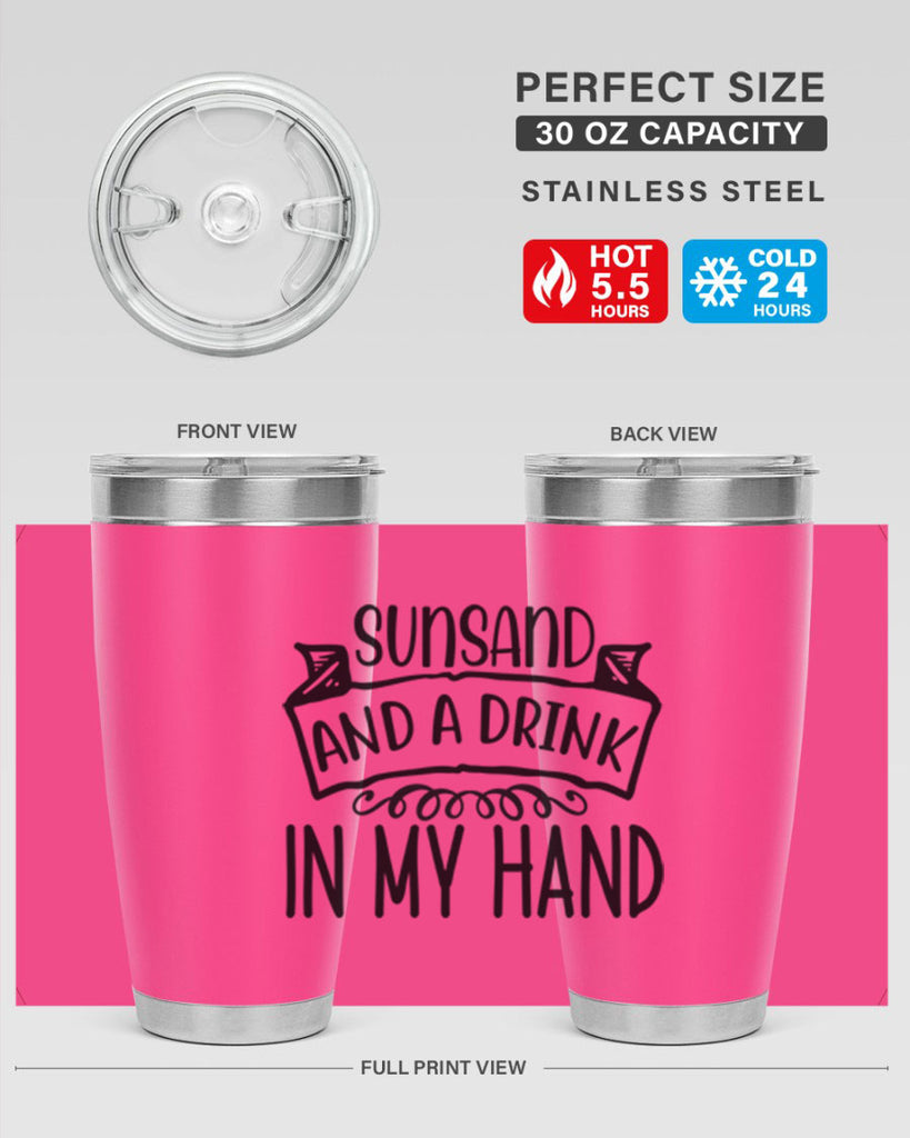 Sunsandandadrinkin 483#- zodiac- Tumbler