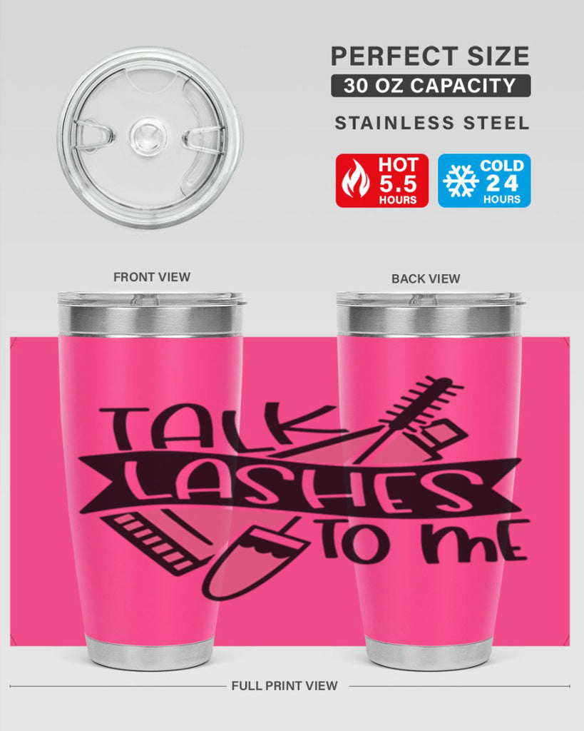 Talk Lashes To Me Style 17#- make up- Tumbler