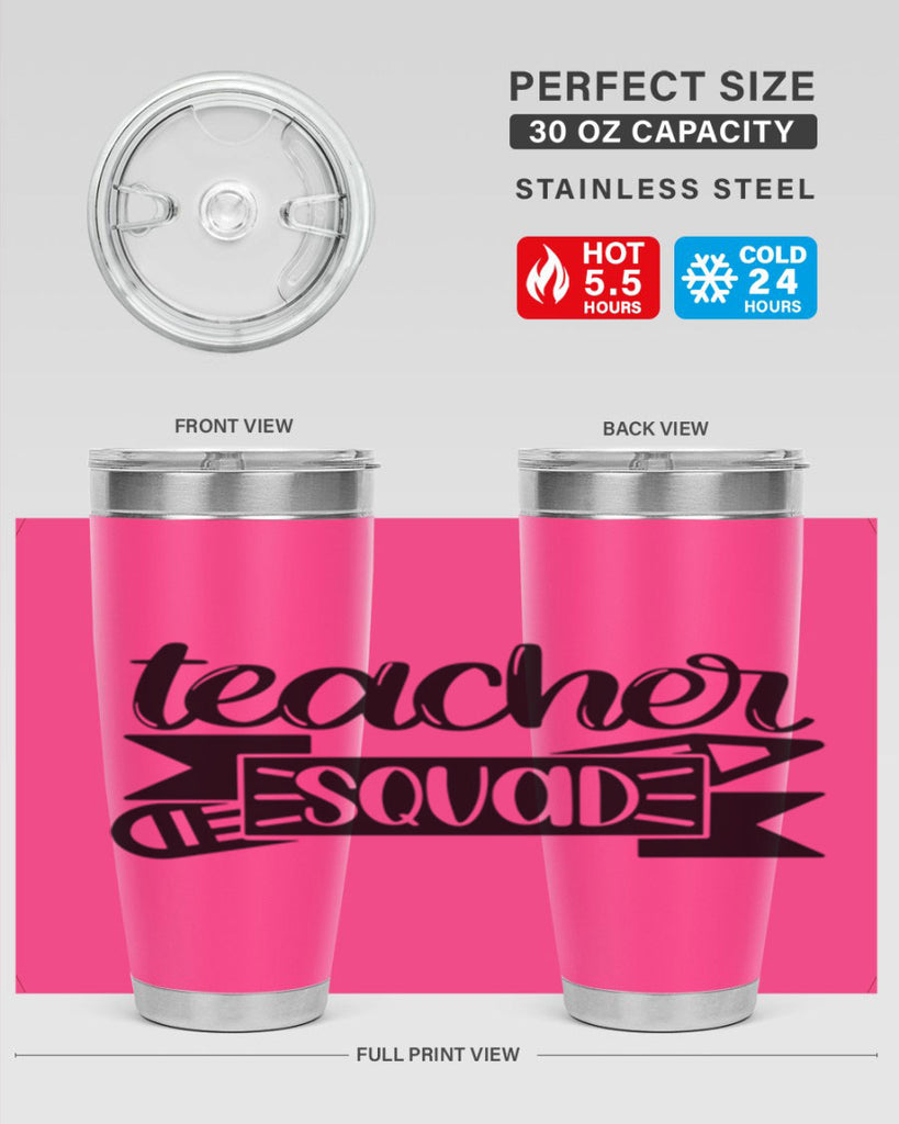 Teacher Squad Style 48#- teacher- tumbler