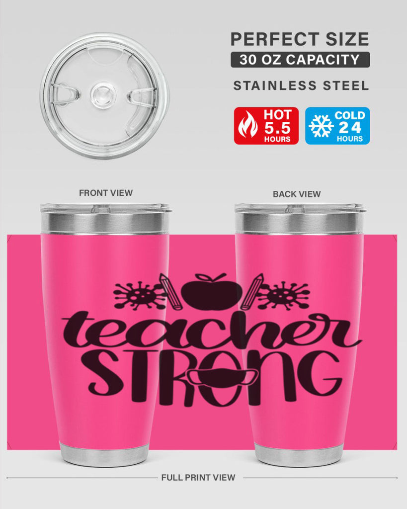 Teacher Strong Style 47#- teacher- tumbler