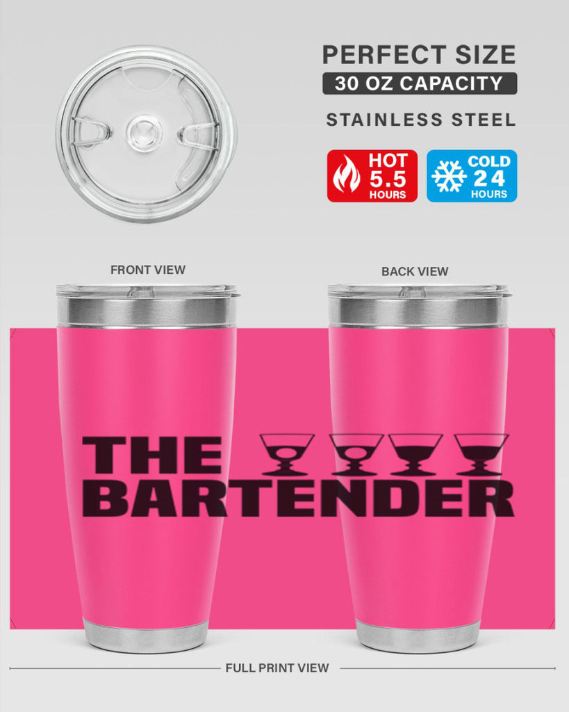 The bartender Style 12#- bartender- tumbler