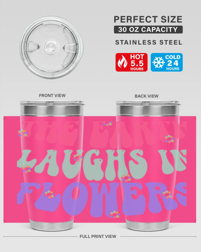 The earth laughs in flowers 532#- spring- Tumbler