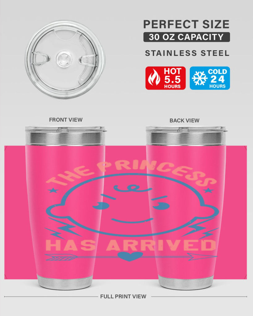 The princess has arrived Style 10#- baby shower- tumbler