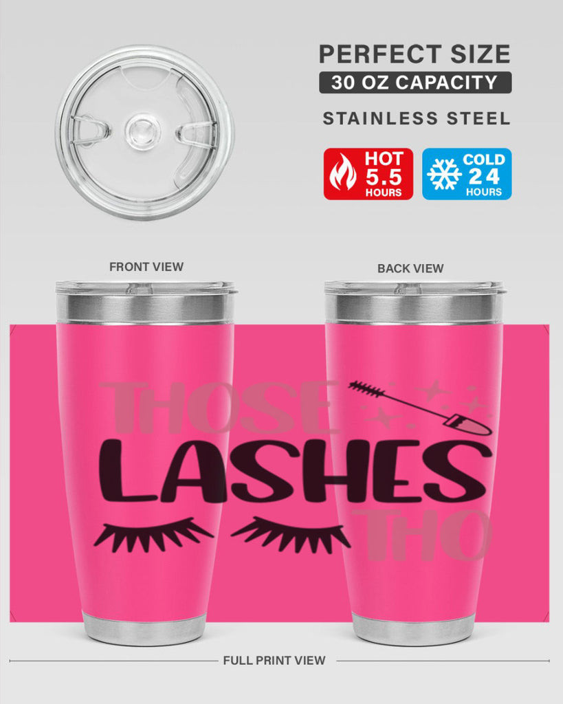 Those Lashes Tho Style 11#- make up- Tumbler