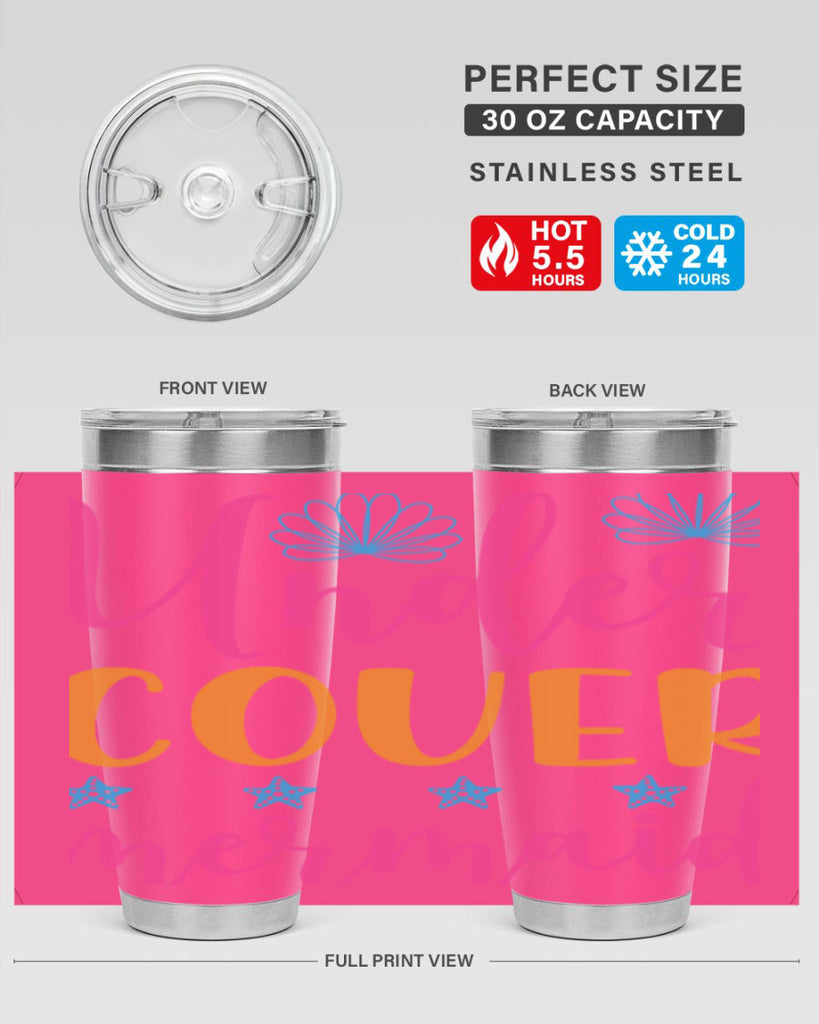 Under Cover Mermaid Design 653#- mermaid- Tumbler