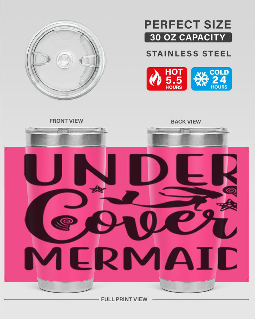 Under cover mermaid design 655#- mermaid- Tumbler
