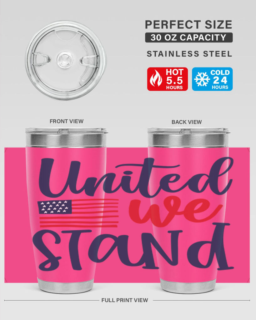 United we stand Style 9#- Fourt Of July- Tumbler