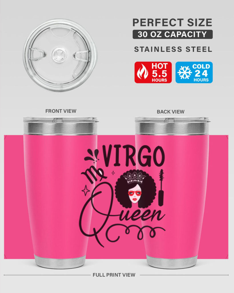 Virgo queen 541#- zodiac- Tumbler