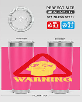 Warning Style 12#- duck- Tumbler