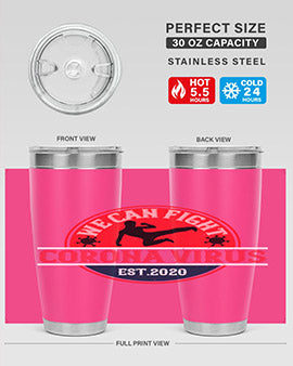 We Can Fight Corona Virus Est Style 11#- corona virus- Tumbler