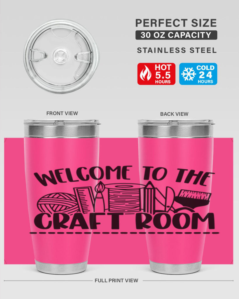 Welcome To the Craft Room 1#- crafting- Tumbler