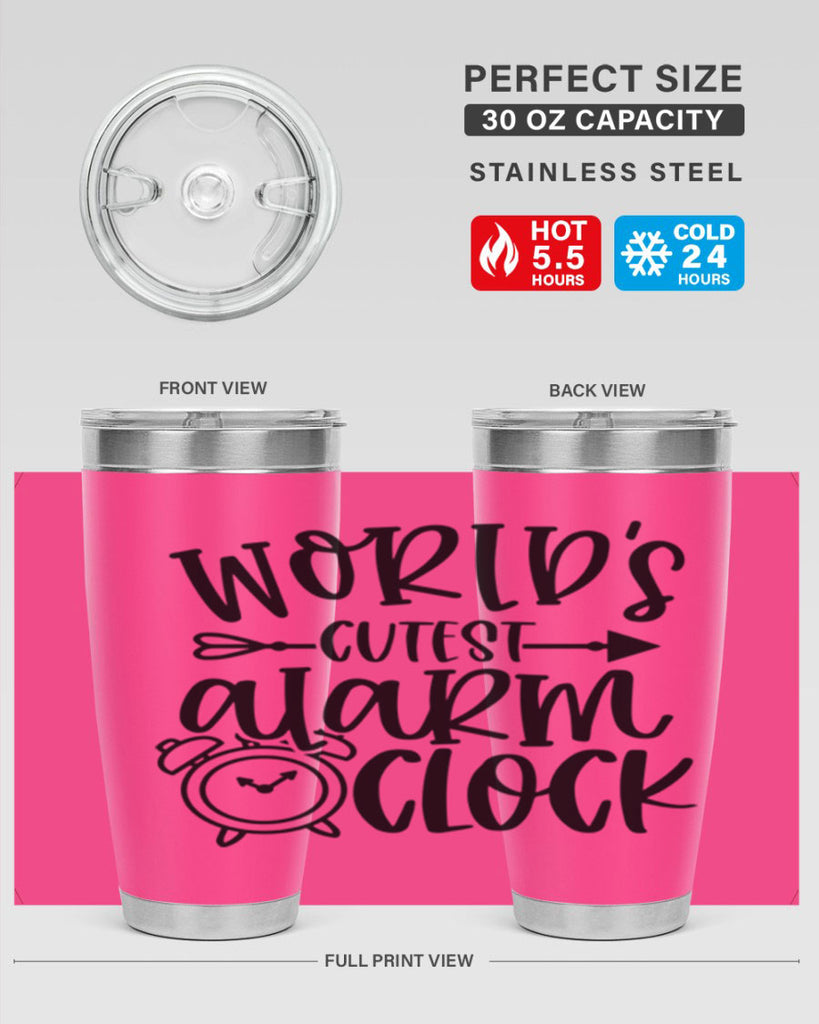 Worlds Cutest Alarm Clock Style 14#- baby- tumbler