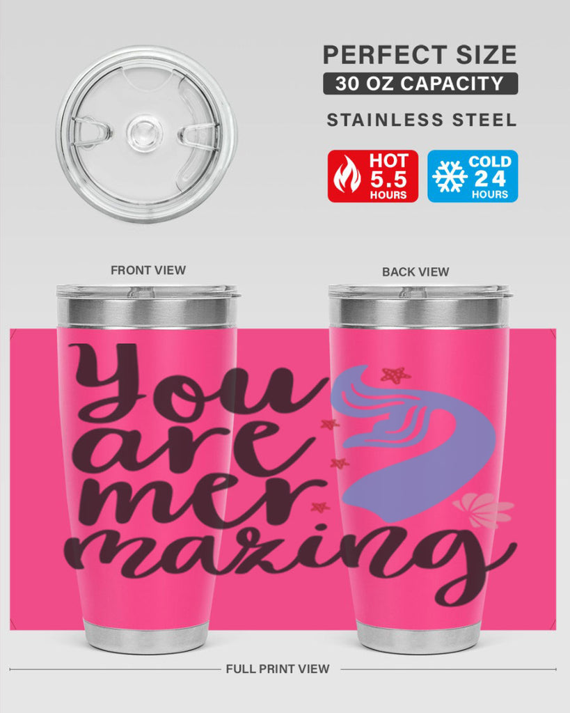 You are mermazing 681#- mermaid- Tumbler