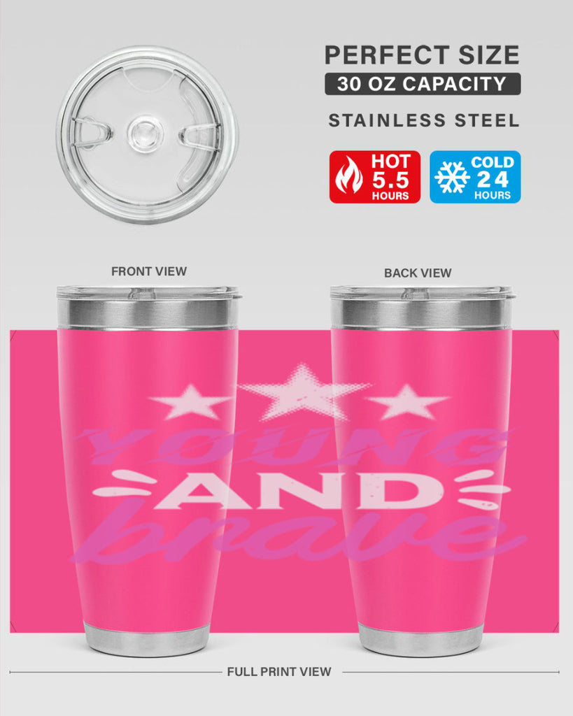 Yound and Brave Style 160#- baby- tumbler