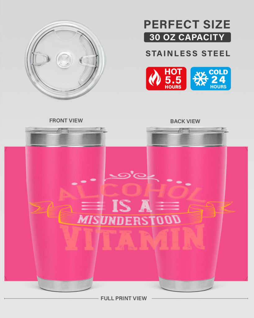 alcohol is a misunderstood vitamin 50#- cooking- Tumbler