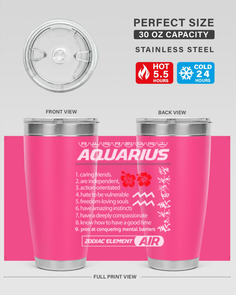 aquarius 85#- zodiac- Tumbler