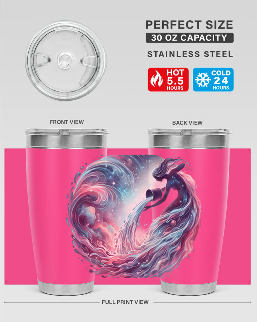 aquarius 91#- zodiac- Tumbler