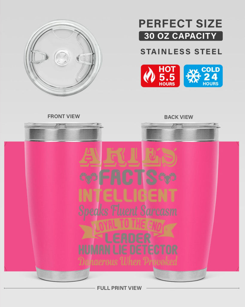 aries 123#- zodiac- Tumbler