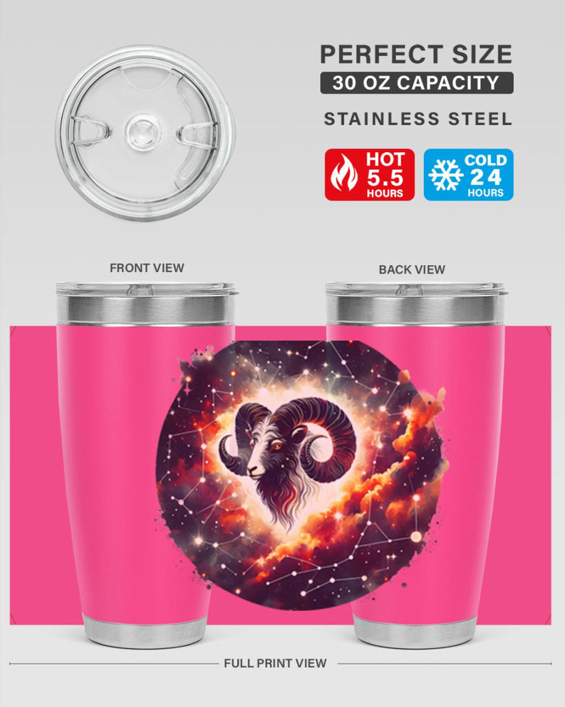 aries 126#- zodiac- Tumbler