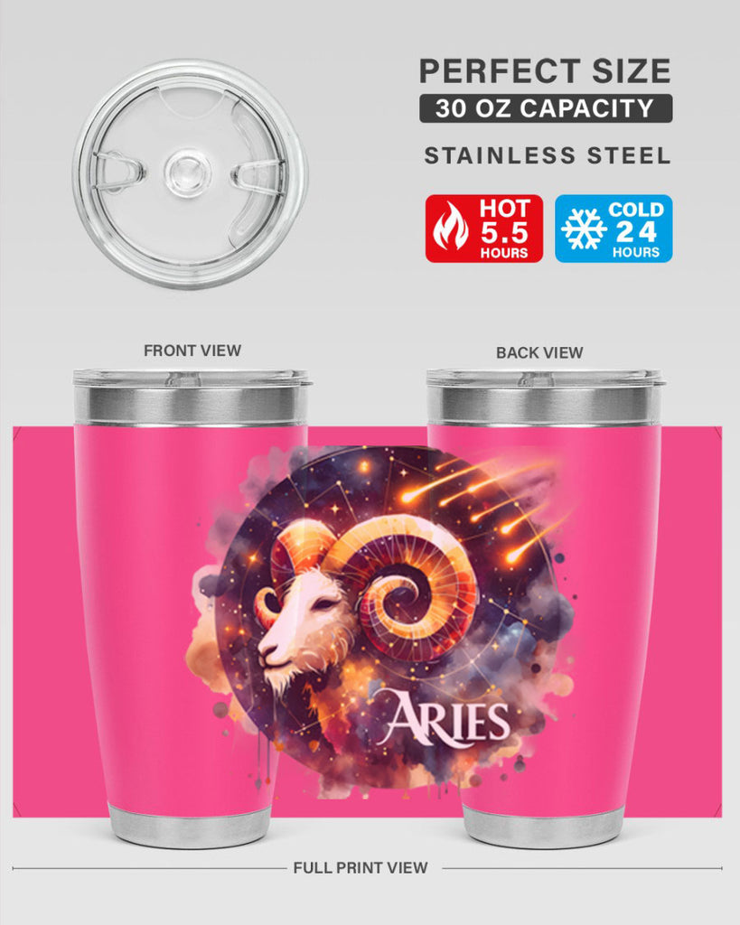 aries 127#- zodiac- Tumbler