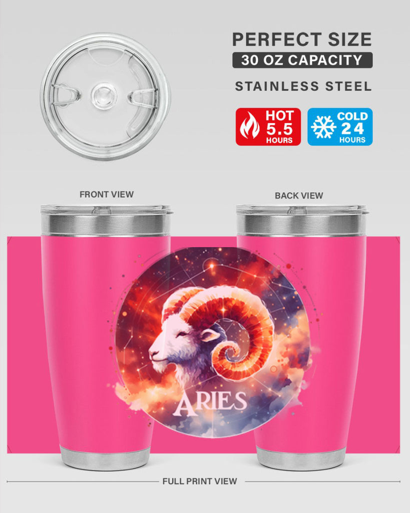 aries 128#- zodiac- Tumbler