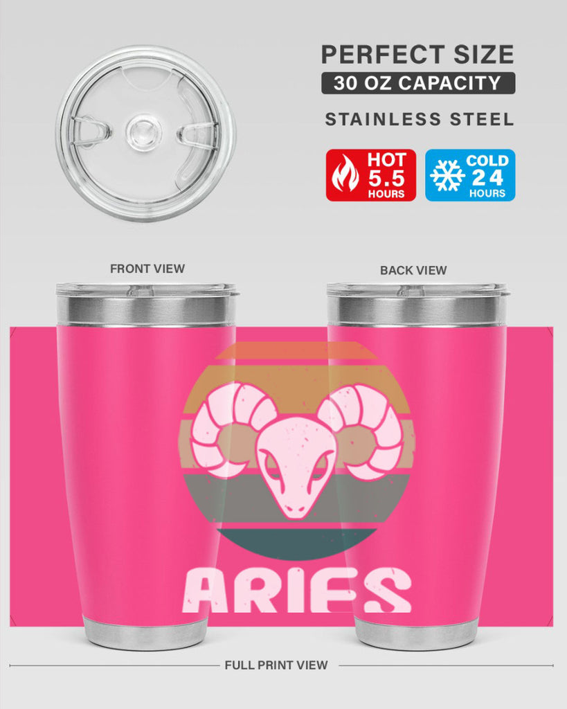 aries 134#- zodiac- Tumbler