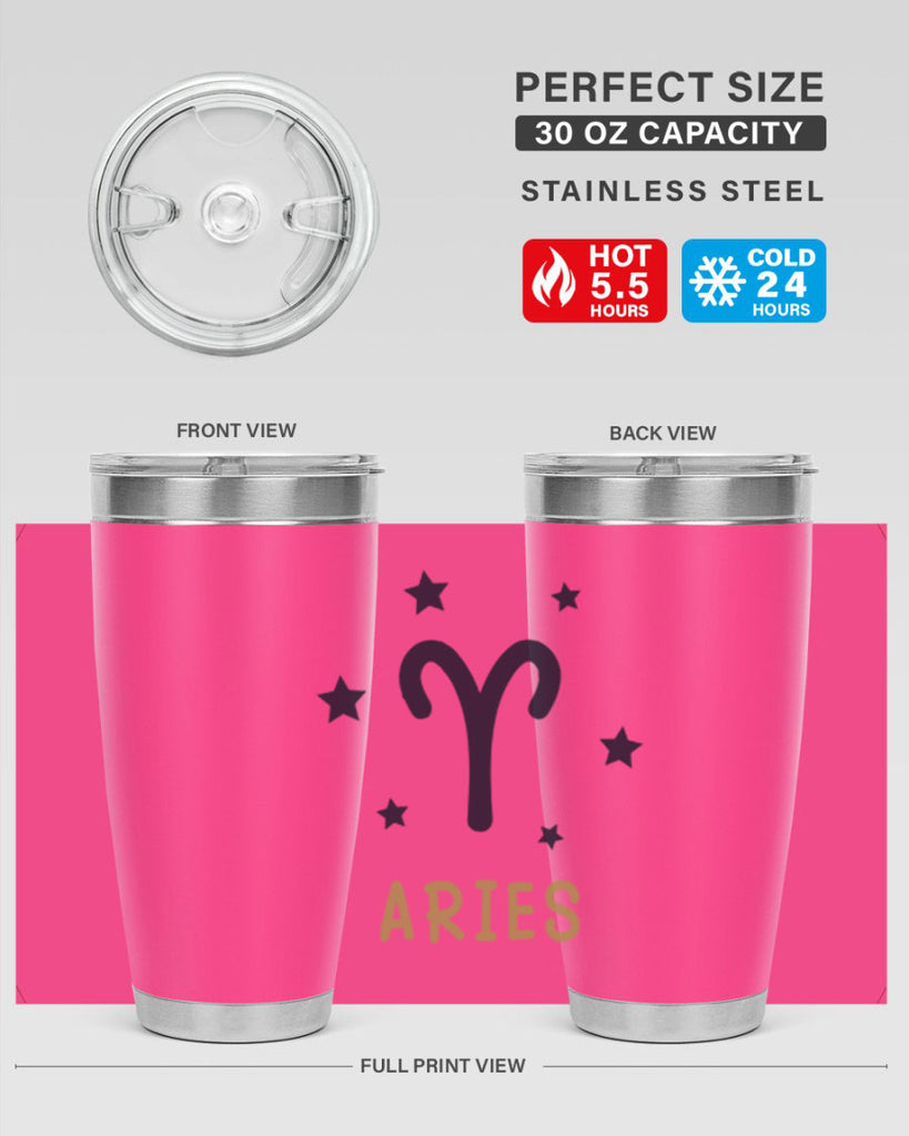 aries 135#- zodiac- Tumbler