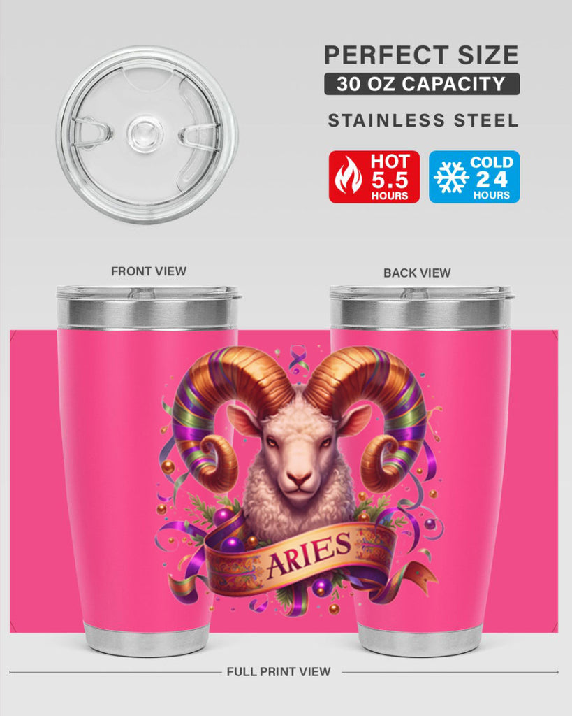 aries 136#- zodiac- Tumbler