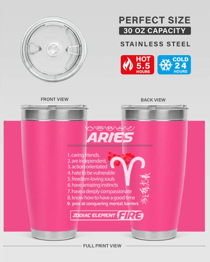 aries 137#- zodiac- Tumbler