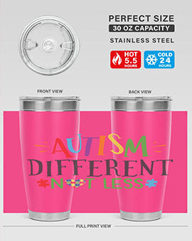 autism different not less Style 5#- autism- Tumbler
