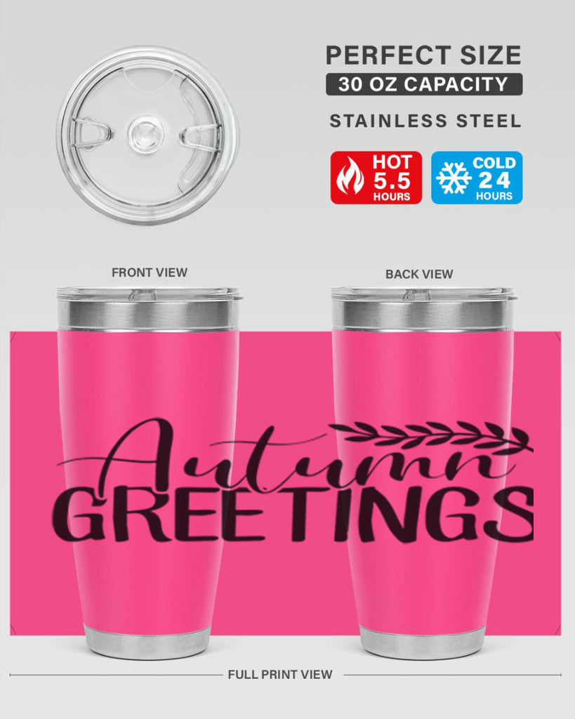 autumn greetings 13#- fall- Tumbler