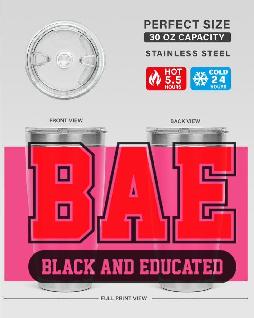 bae black and educated 266#- black words phrases- Cotton Tank