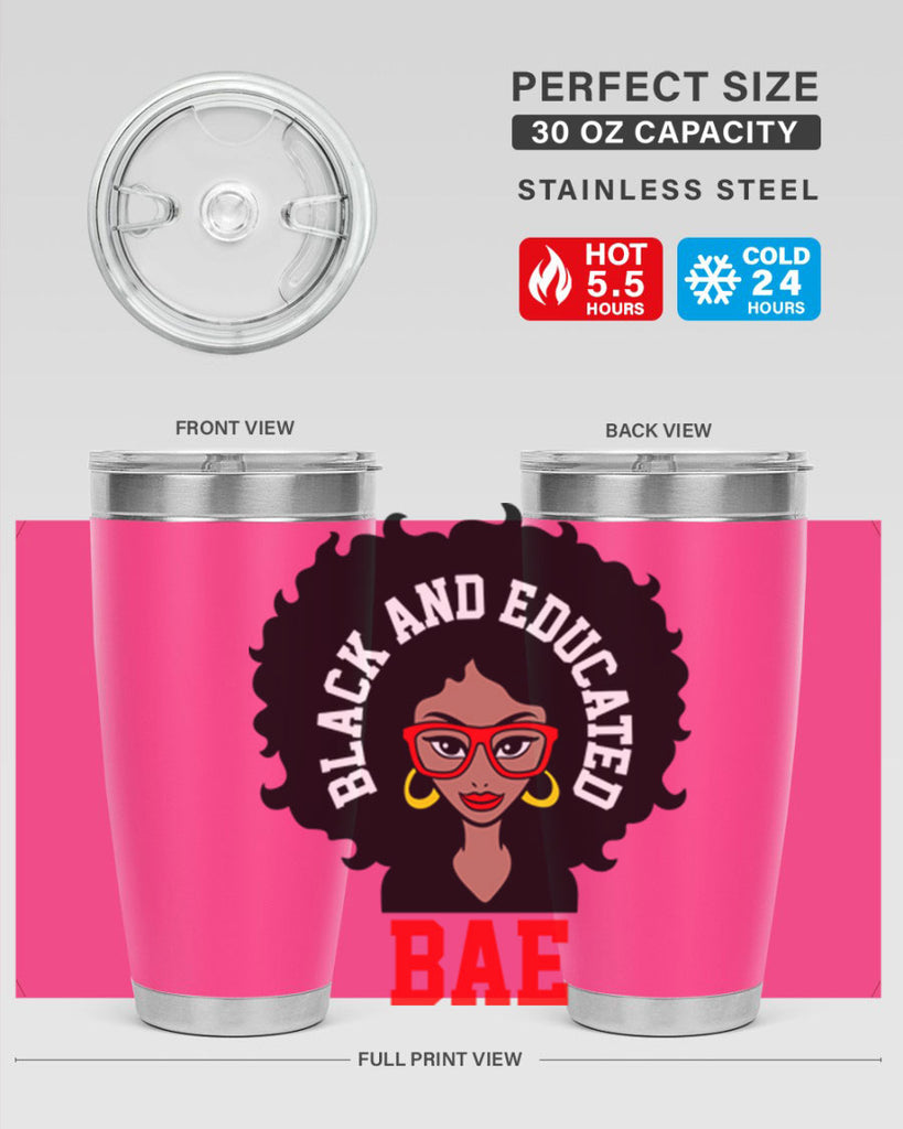 bae black and educated 267#- black words phrases- Cotton Tank