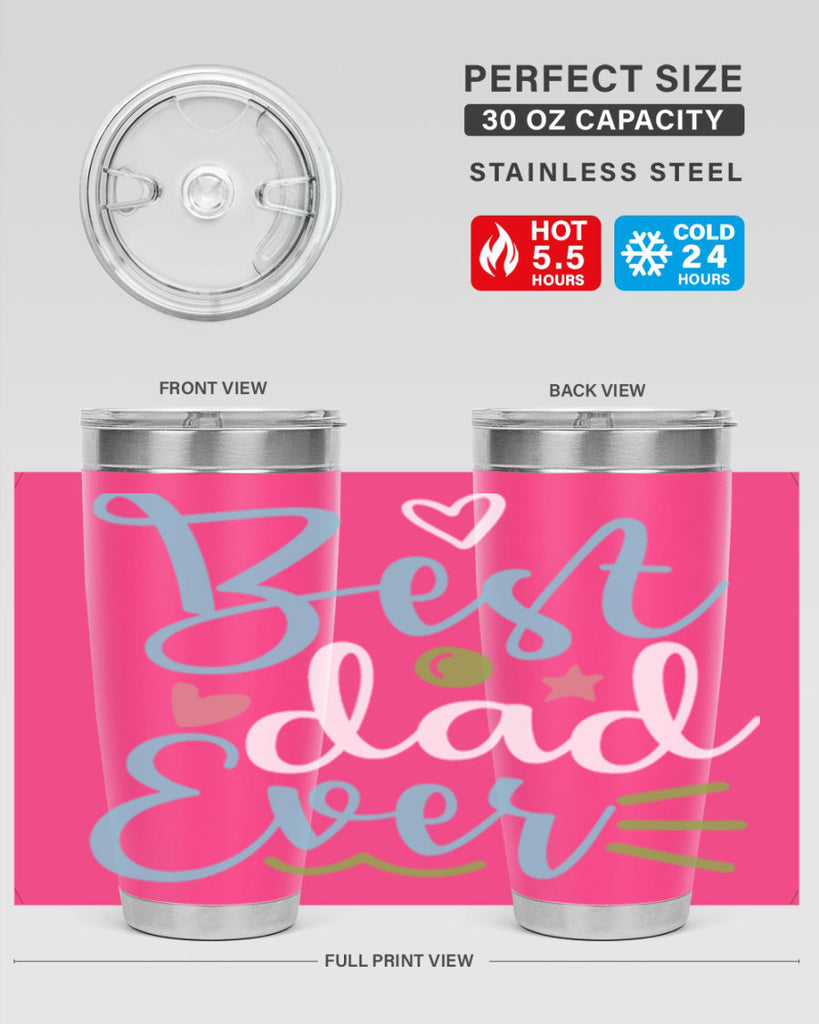 best dad ever 110#- fathers day- Tumbler