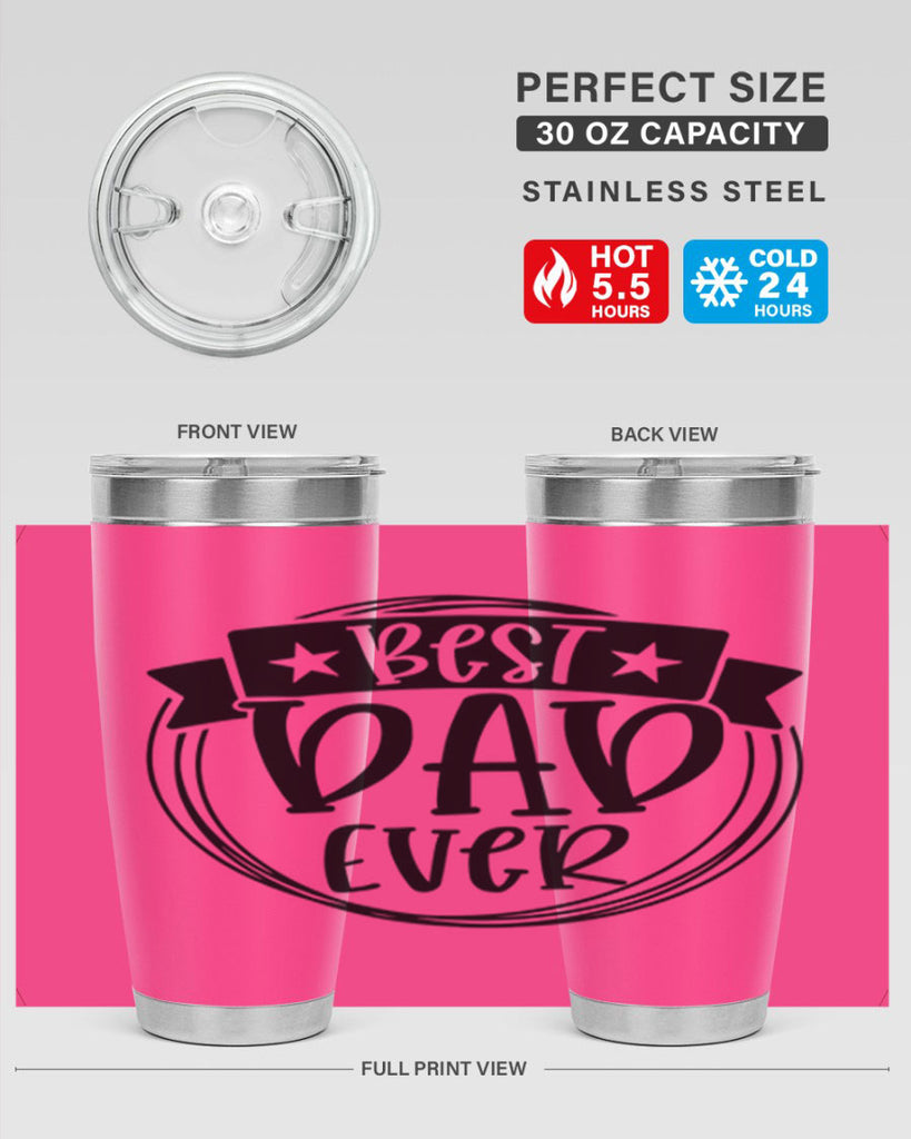 best dad ever 72#- fathers day- Tumbler
