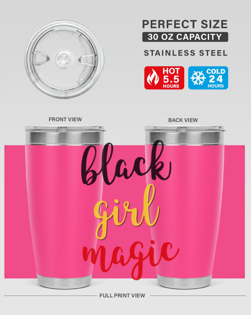 black girl magic color 246#- black words phrases- Cotton Tank