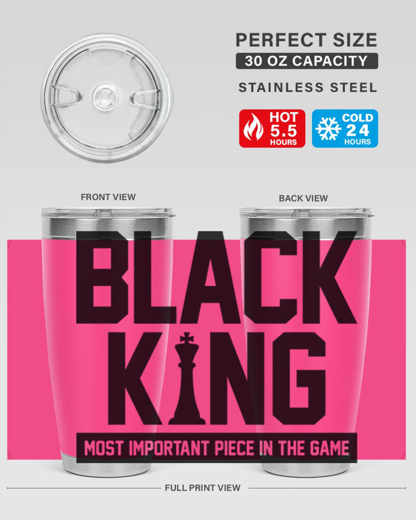 black king 199#- black words phrases- Cotton Tank