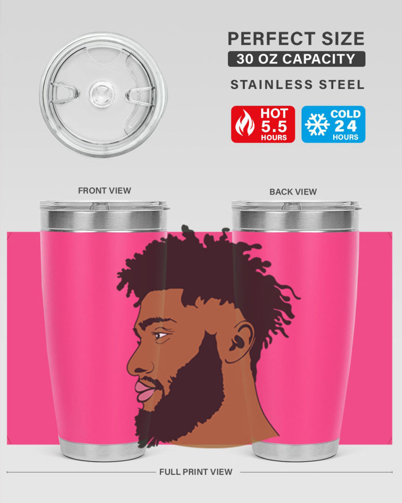 black man style 3#- black men - boys- tumbler