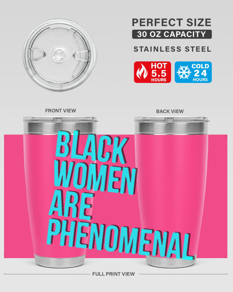 black woman are phenomenal color 216#- black words phrases- Cotton Tank