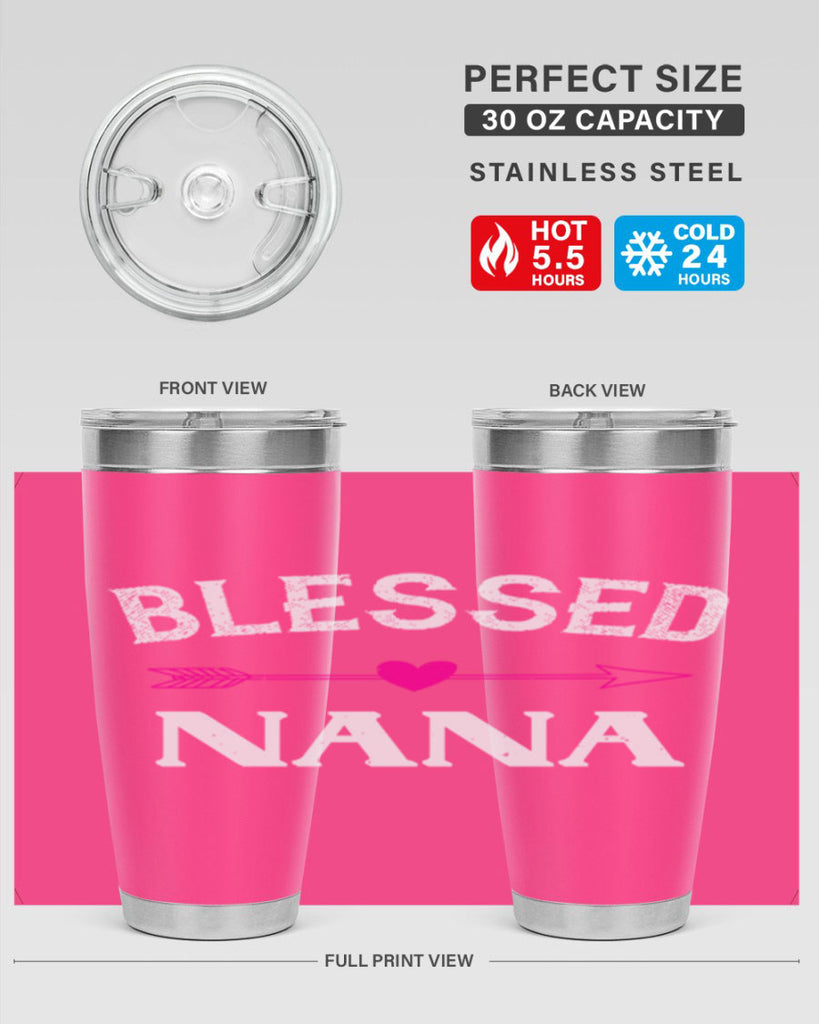 blessed nana 34#- grandma - nana- Tumbler